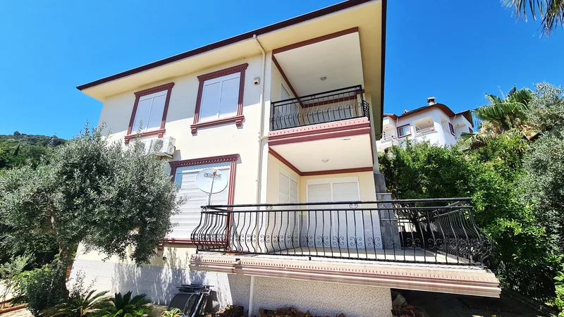 Moderne freistehende Villa in Alanya Büyükhasbahçe mit Luxus