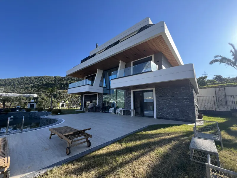 Sea and City View Villas in Alanya Kızılcaşehir | Private Nature Living