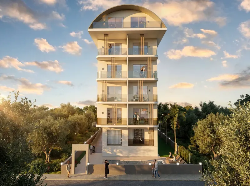 Modern Residential Project Just 50 Meters from Cleopatra Beach