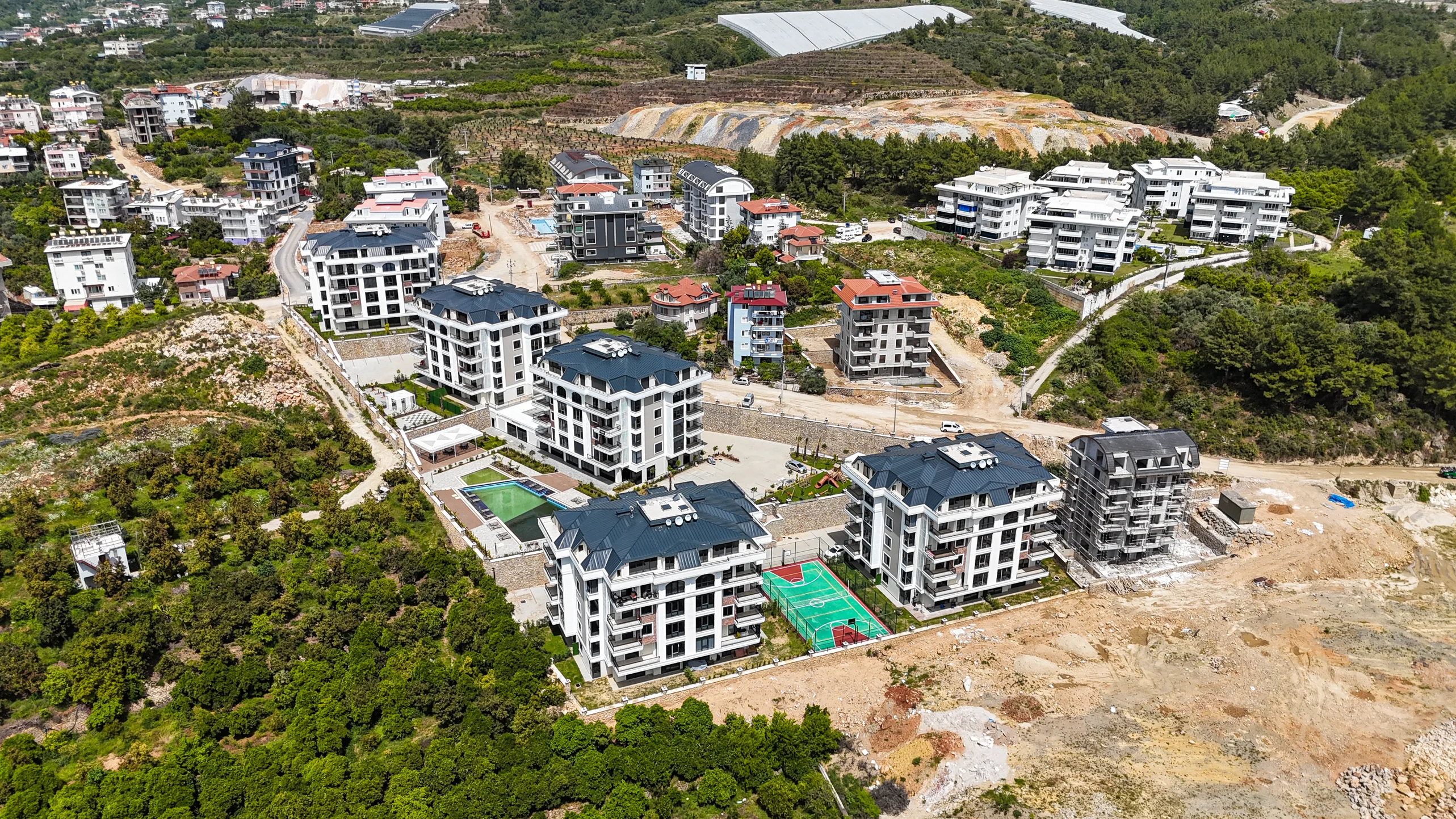 Oba’da Geniş ve Ferah Yaşam Sunan Modern Daireler