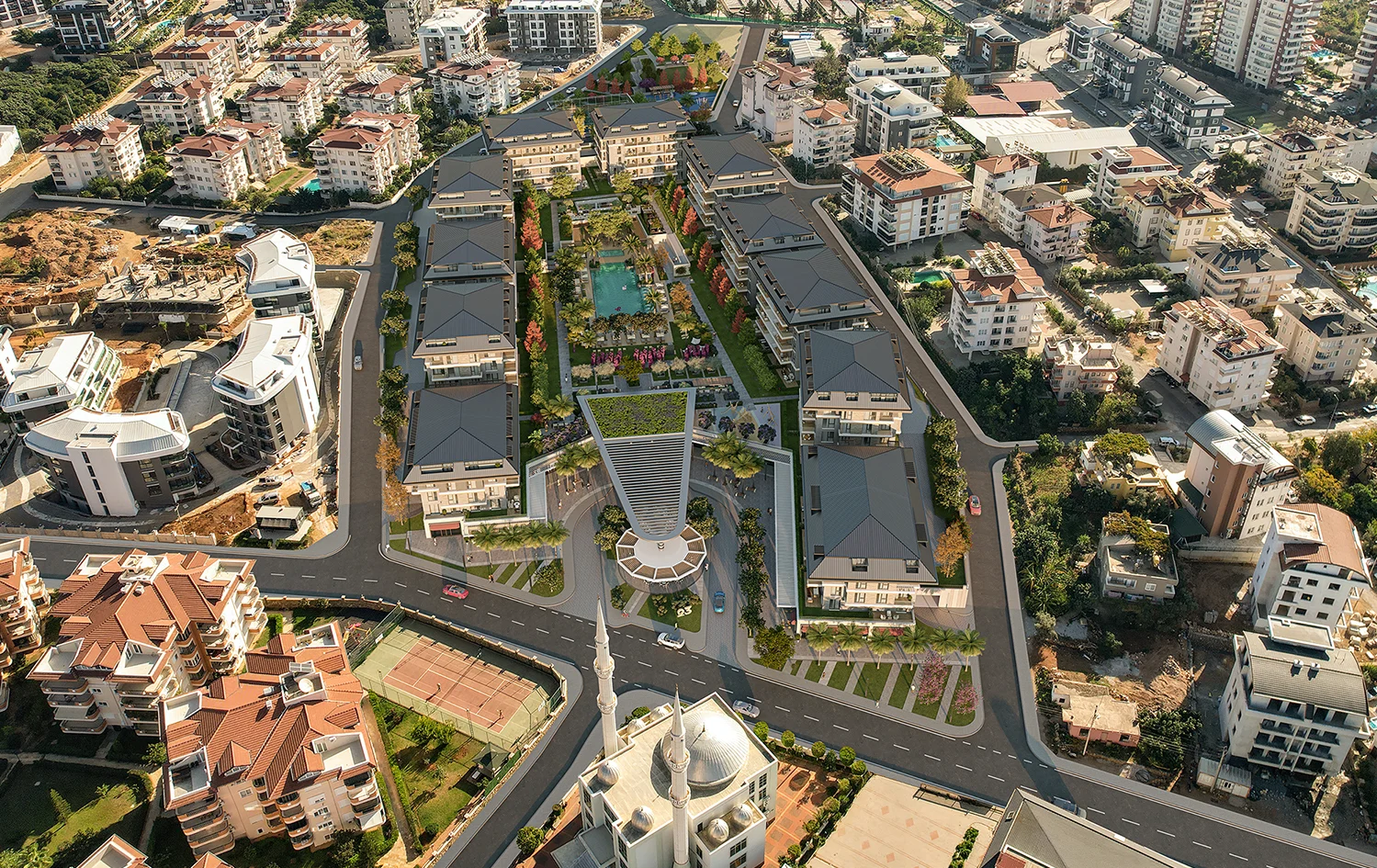 Alanya Oba’da Denize Yürüme Mesafesinde Lüks Daireler