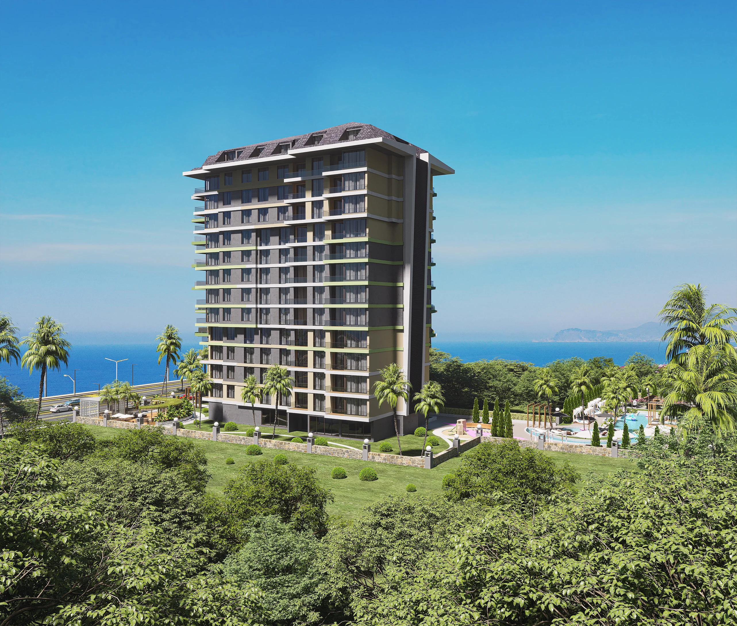 Residential Development (1 Blocks) in Alanya, Antalya
