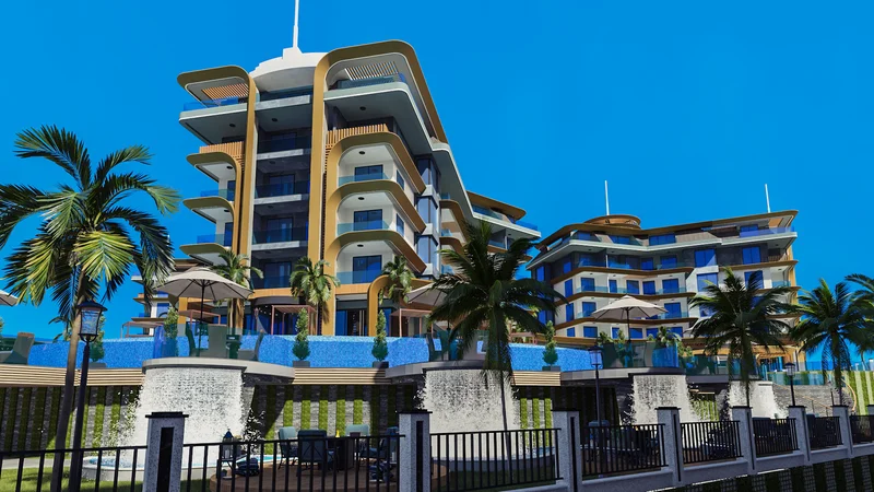 Cebeci Vista in Kestel Alanya: Wohnungen mit 56-195 m²