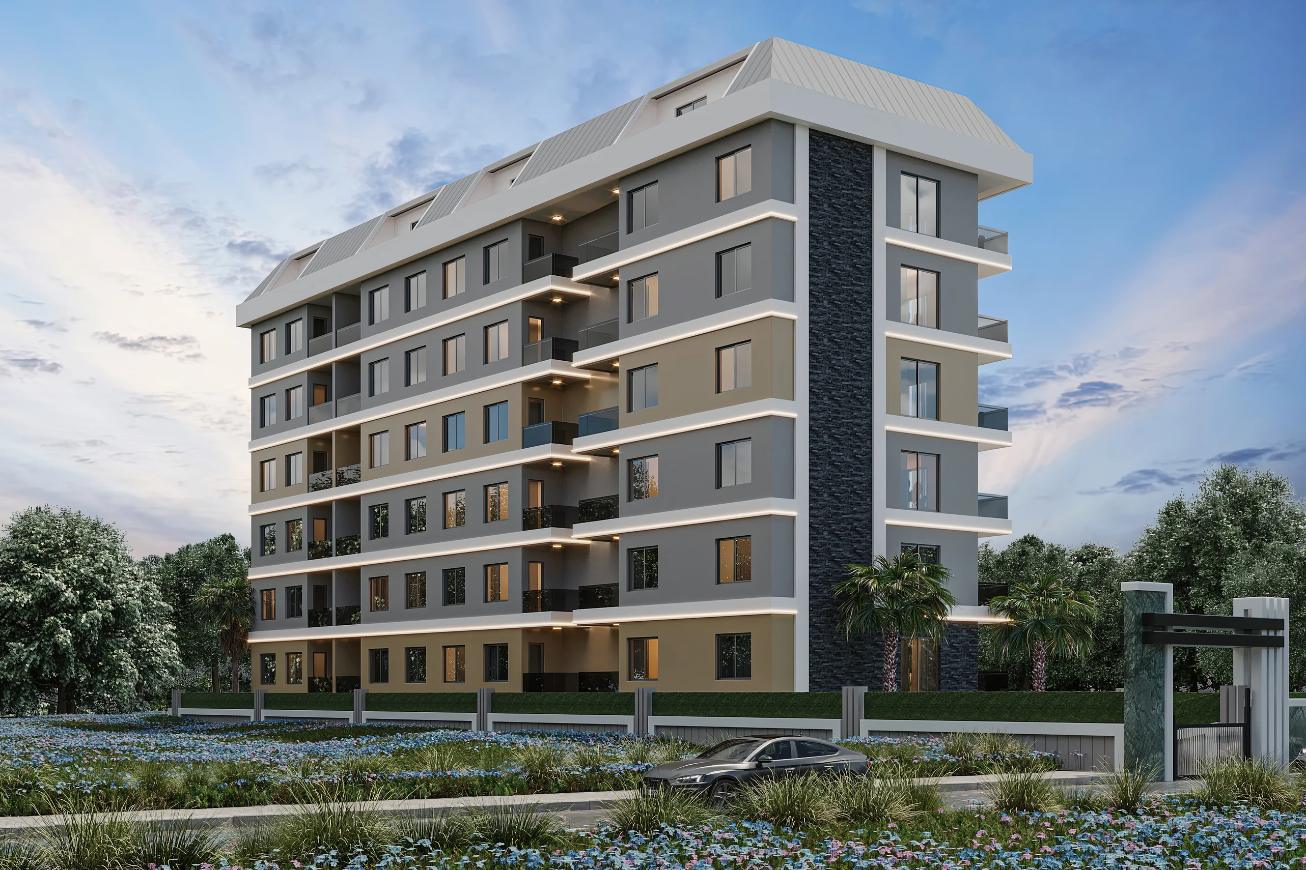 Residential Development (1 Blocks) in Alanya, Antalya