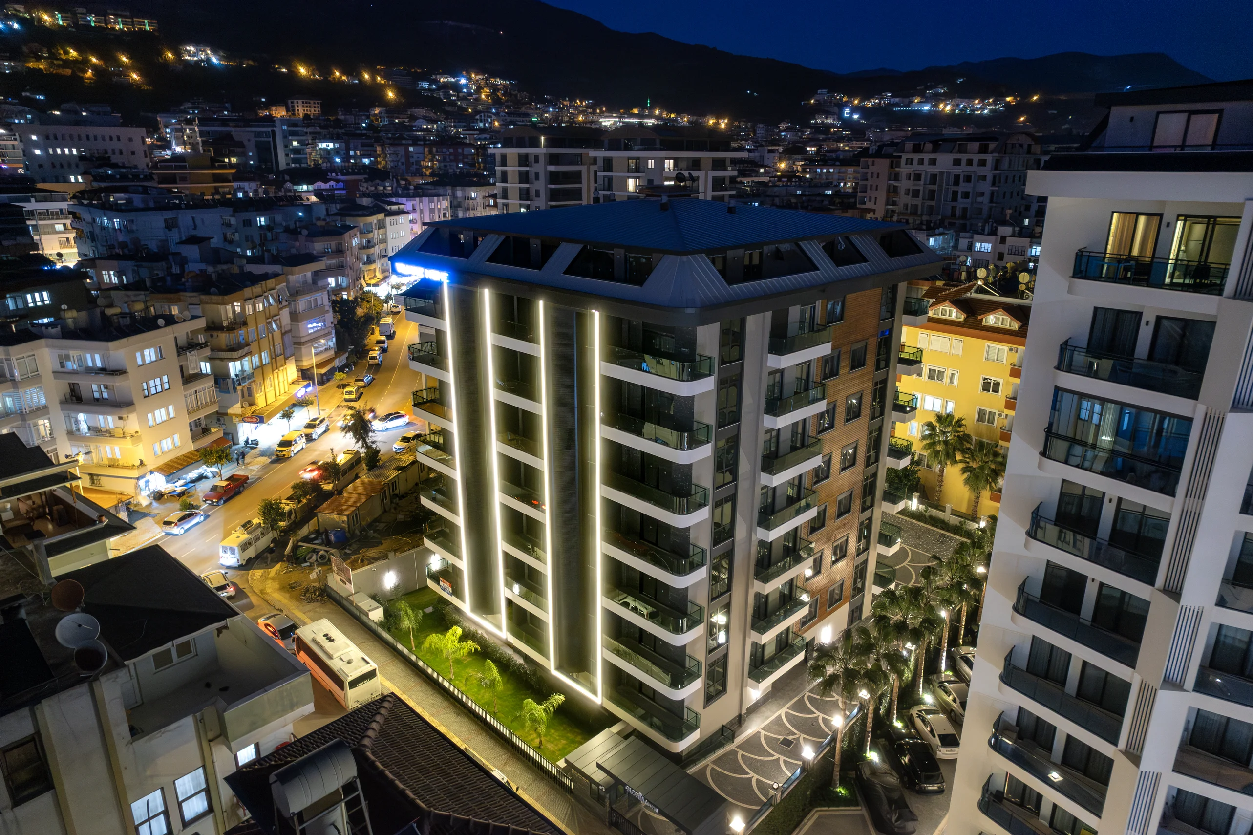 Wohnprojekt in Alanya Şekerhane | 59-140 m² Wohnflächen