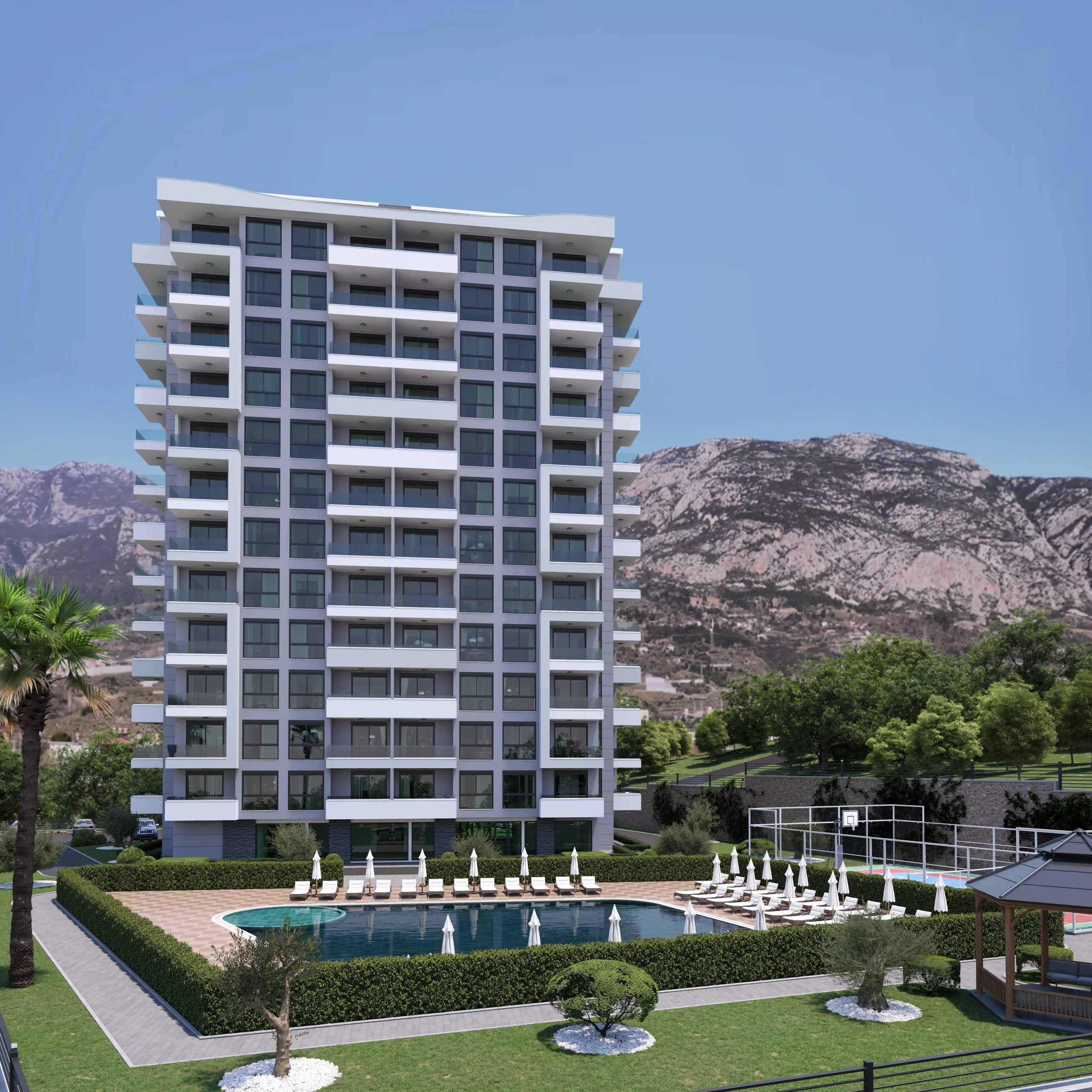 Residential Development (1 Blocks) in Alanya, Antalya