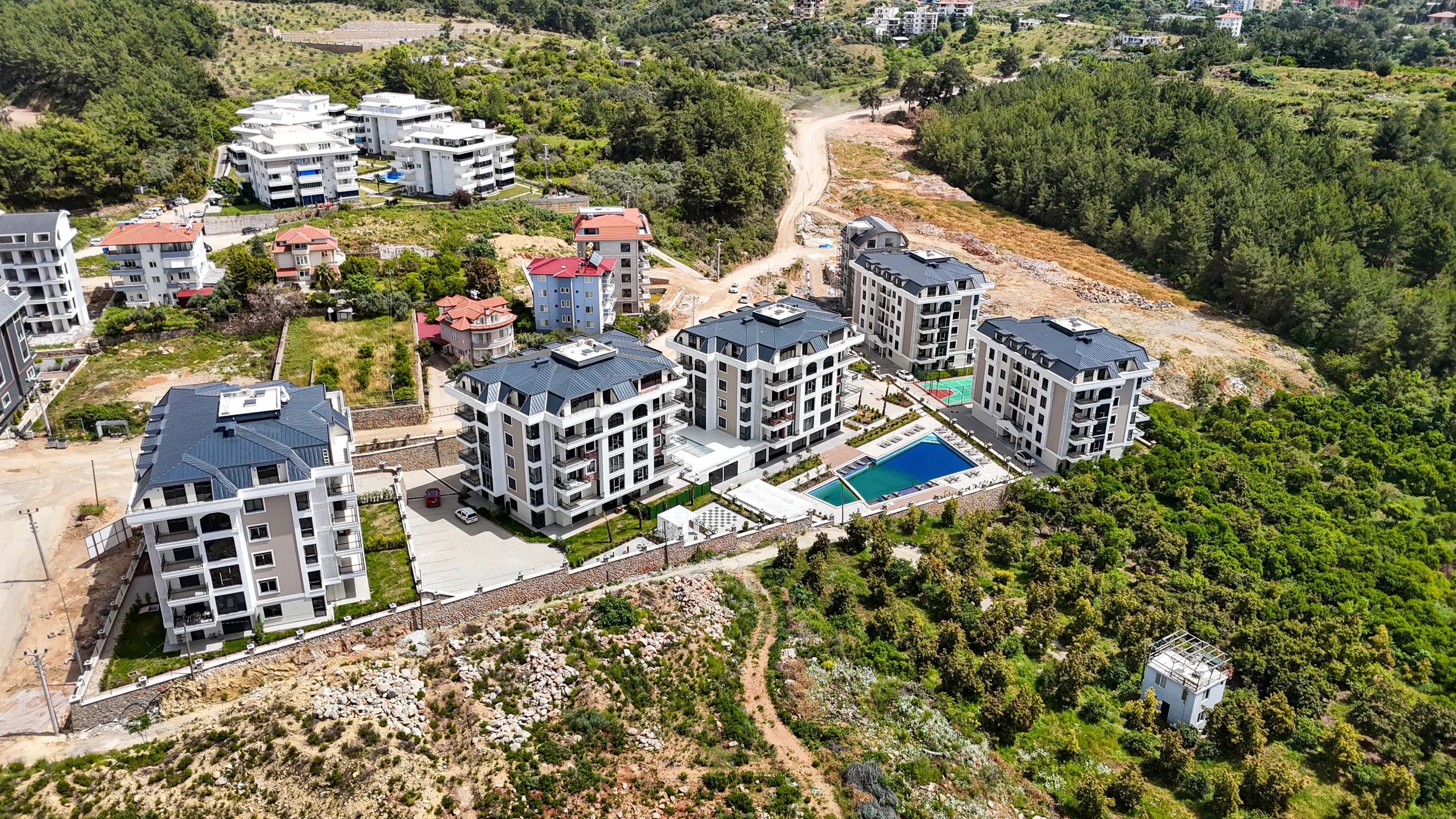 Oba’da Geniş ve Ferah Yaşam Sunan Modern Daireler
