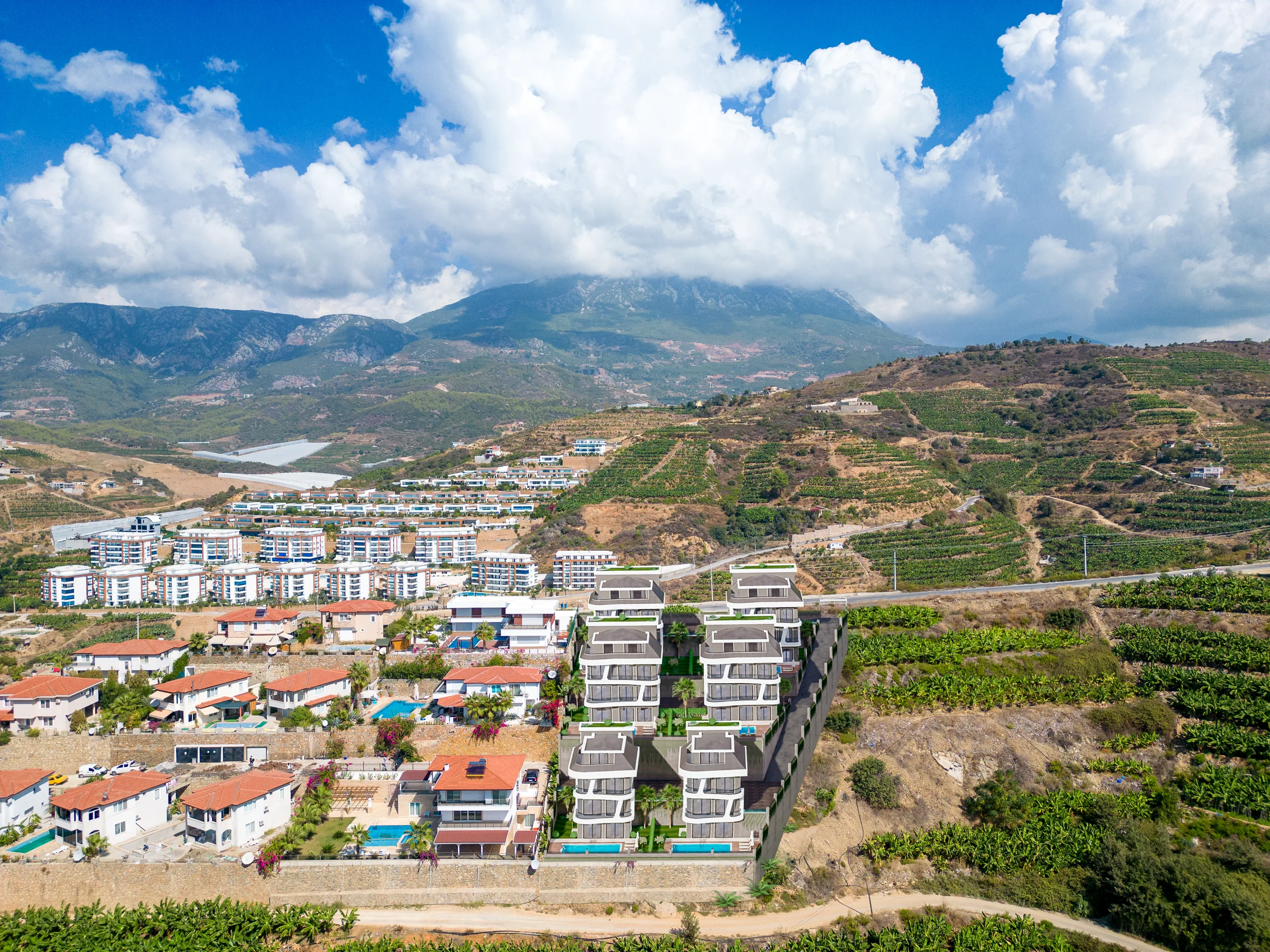 Residential Development in Каргыджак: виллы 344-415 м²