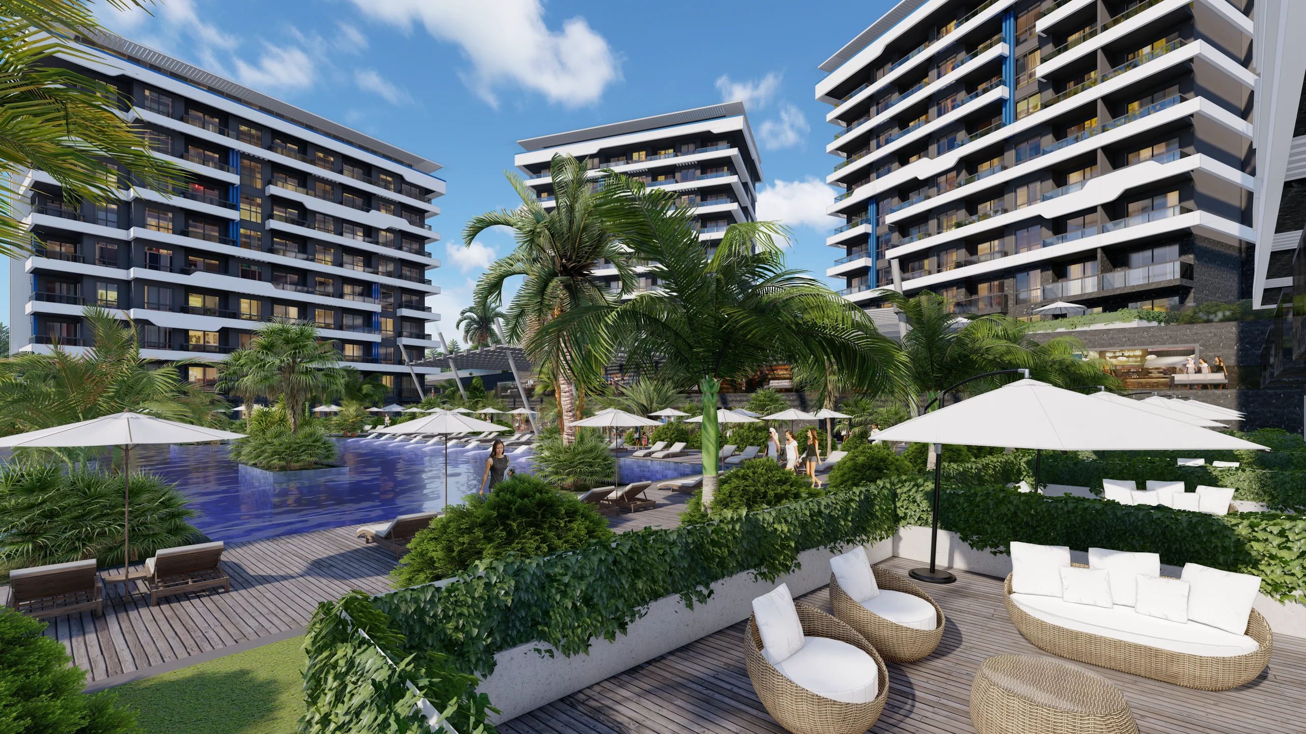 Residential Development (4 Blocks) в Аланье, Окурджалар