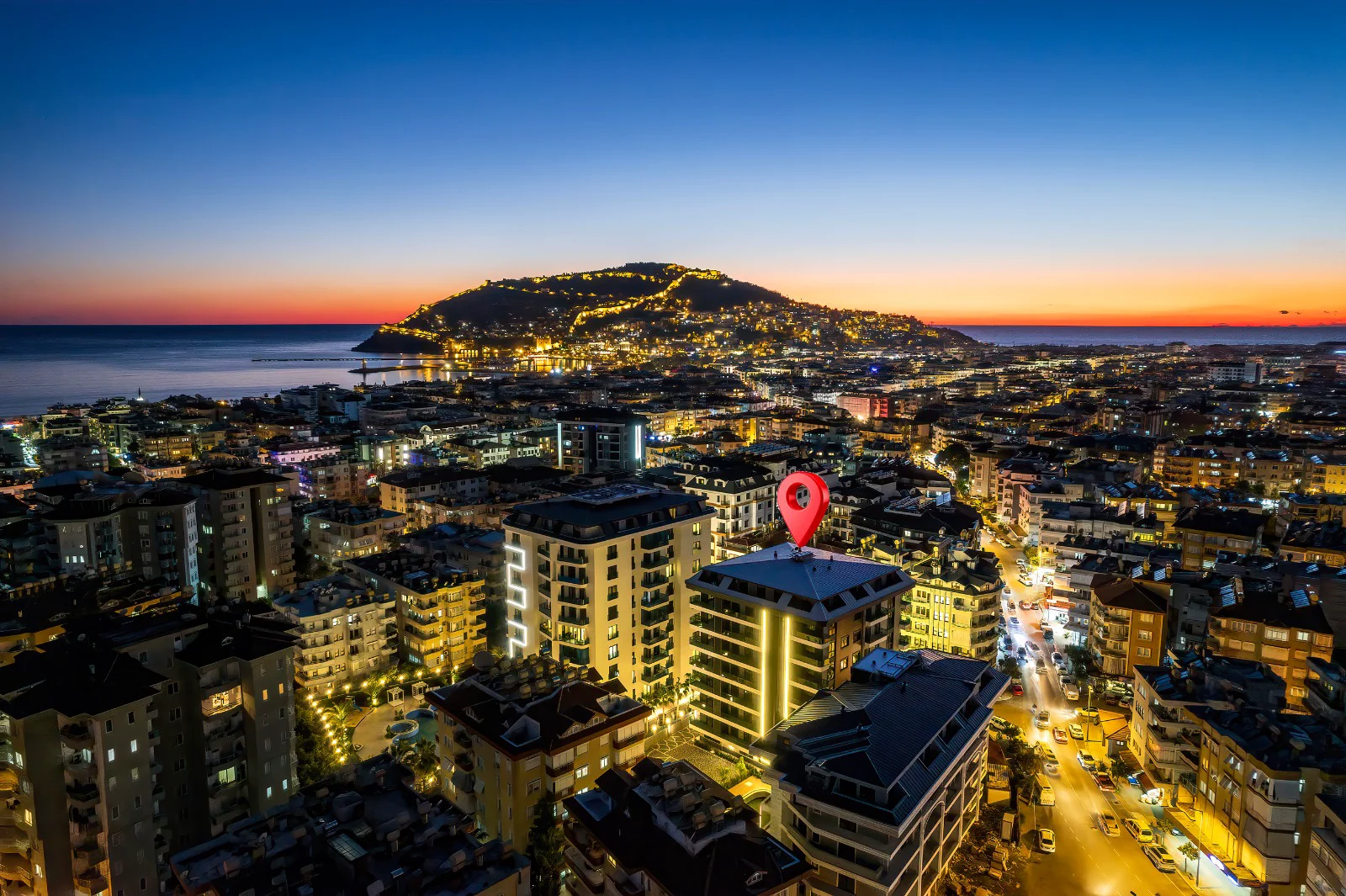 Wohnprojekt in Alanya Şekerhane | 59-140 m² Wohnflächen