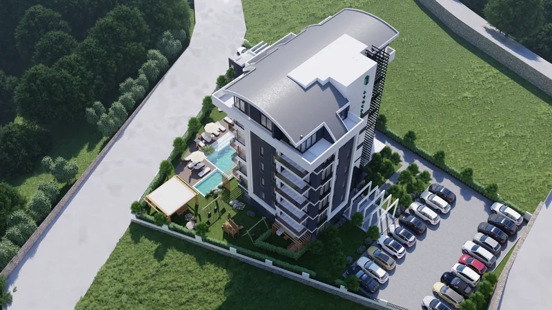 Residential Development in Alanya, Antalya in Demirtaş