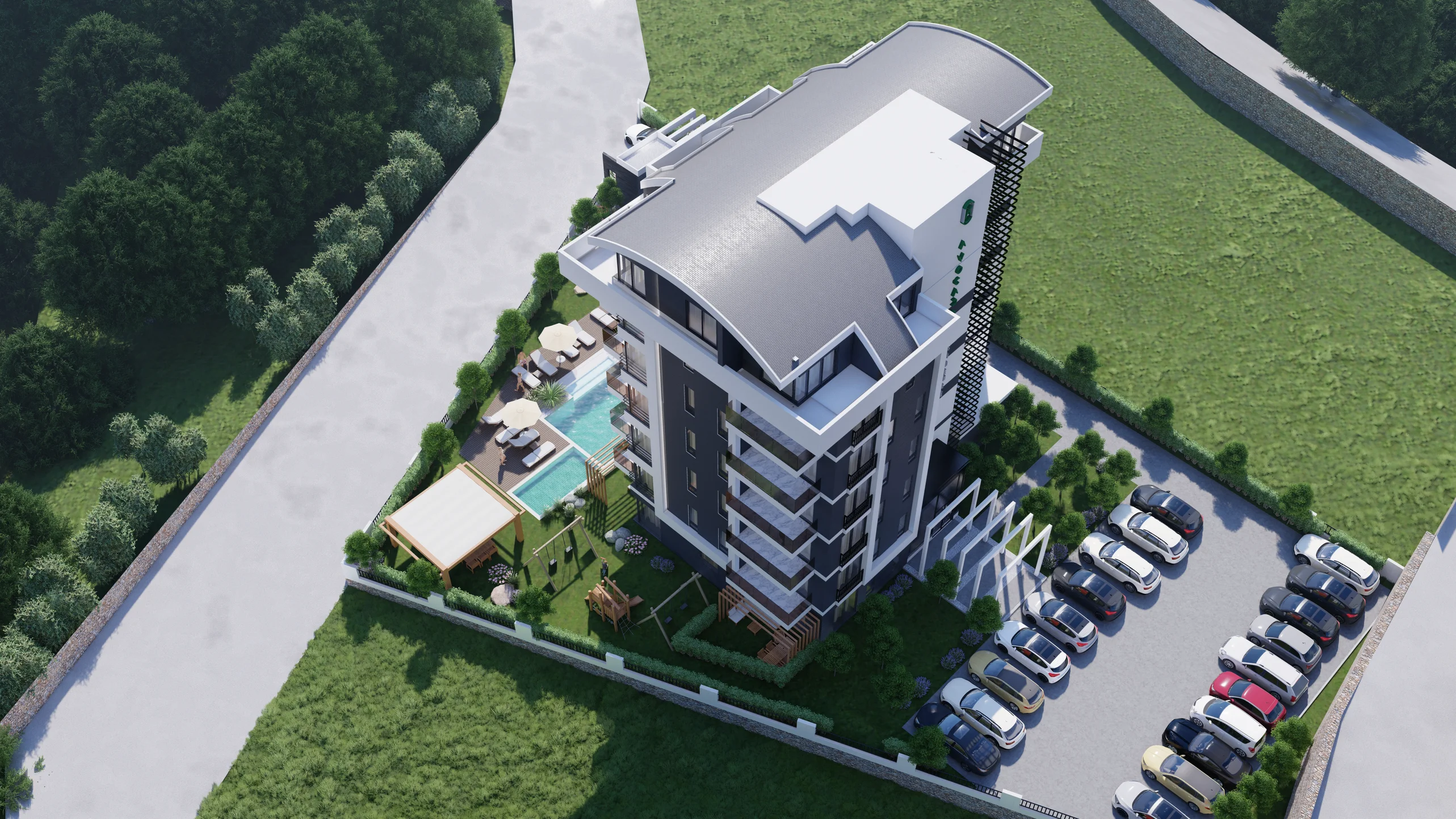 Residential Development in Alanya, Antalya - Demirtaş