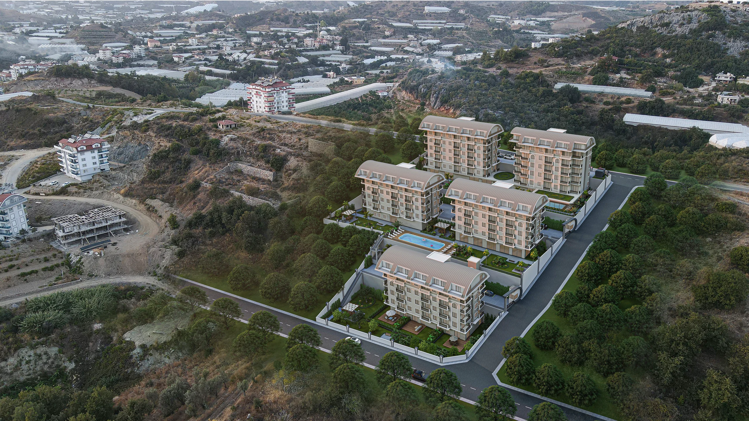 Residential Development (5 Blocks) in Alanya, Antalya
