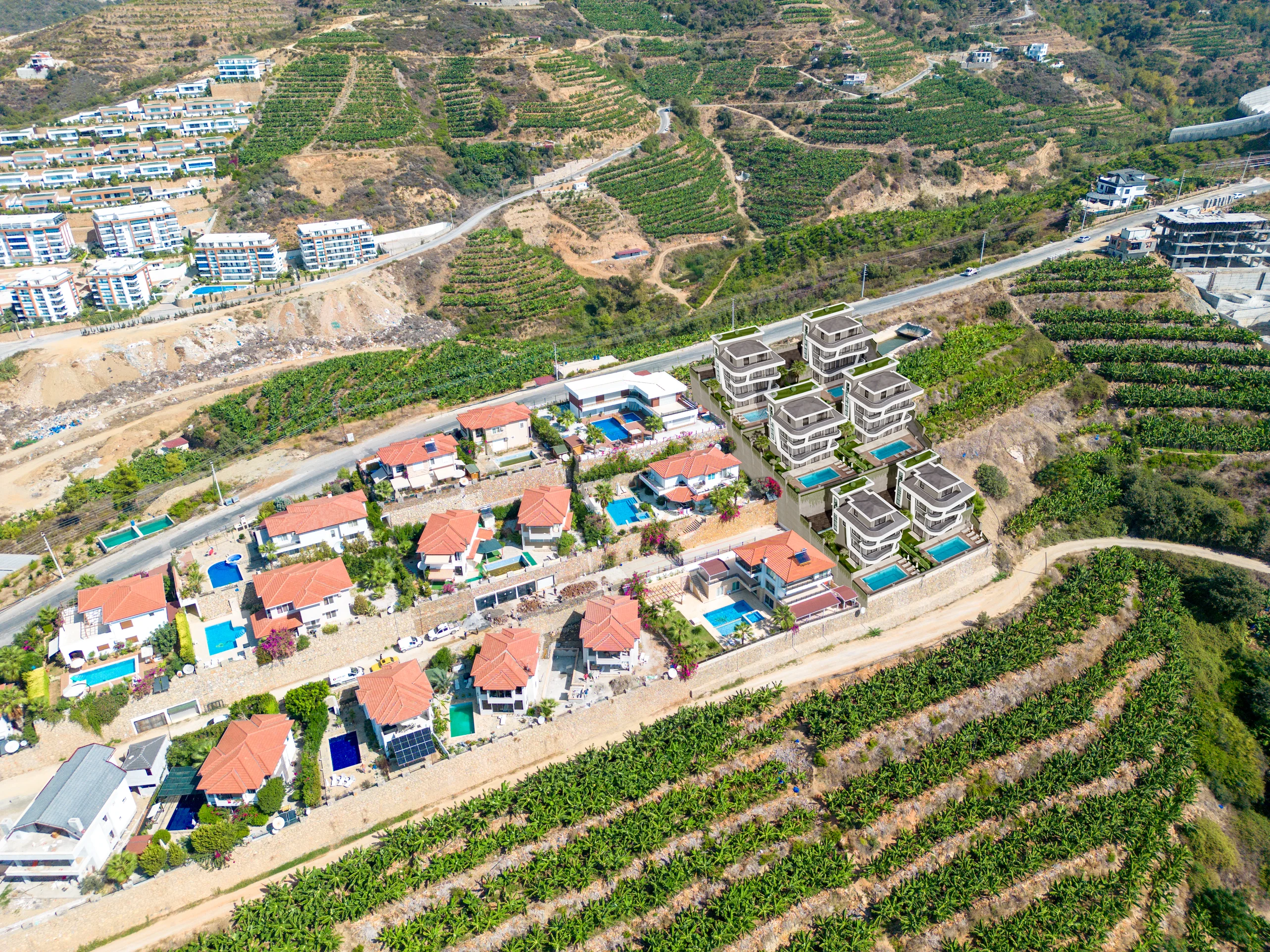 Residential Development in Каргыджак: виллы 344-415 м²