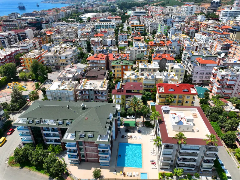 2+1 DUBLEX WITH THE PERFECT LOCATION AND NEW FURNITURE ALANYA,SARAY