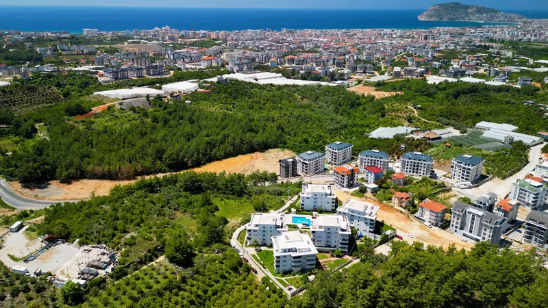 2+1 DUBLEX WITH BEAUTIFUL VIEW OBA ALANYA