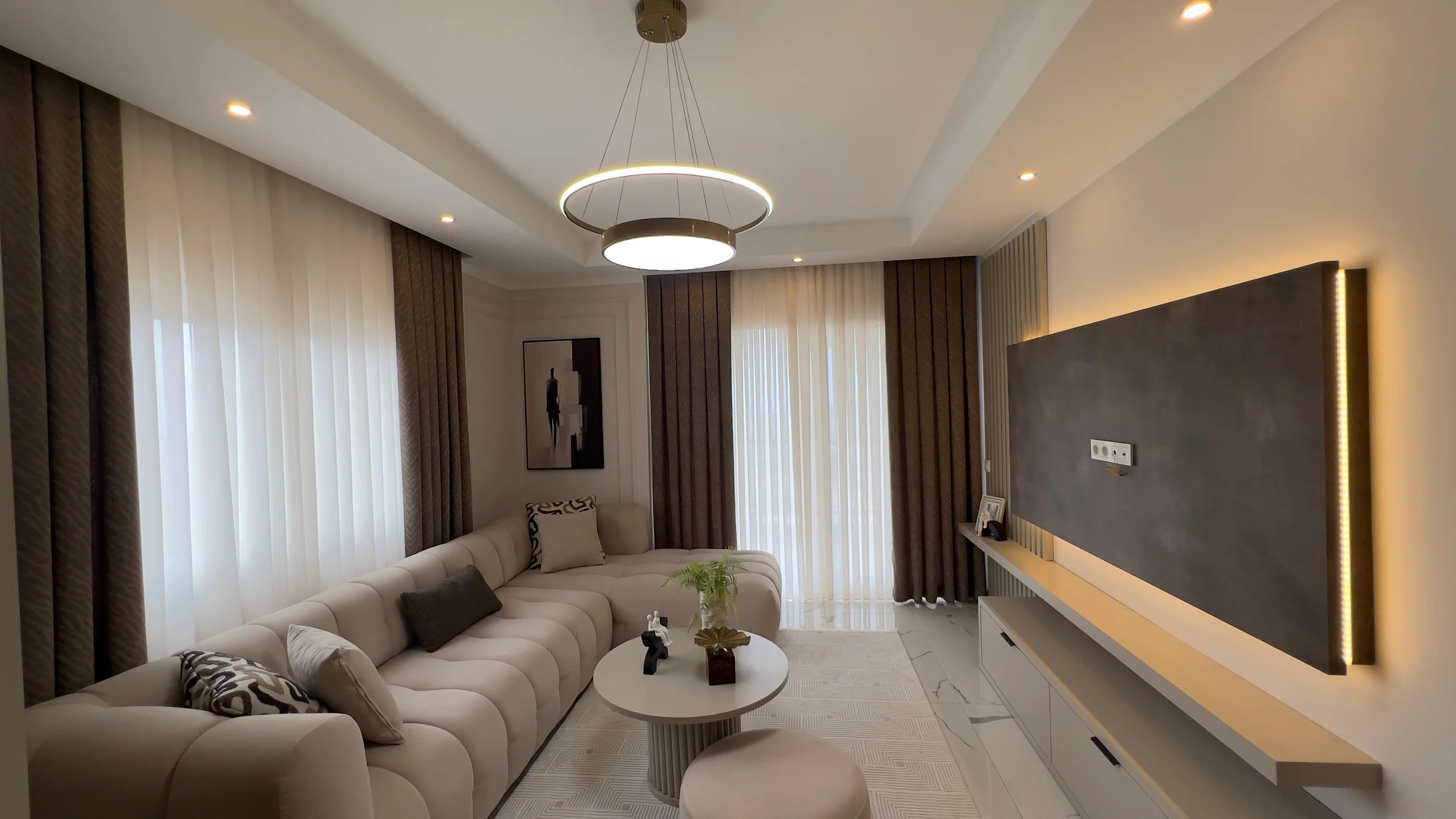 1+1 WITH DESIGNER DECORATION ALANYA MAHMUTLAR