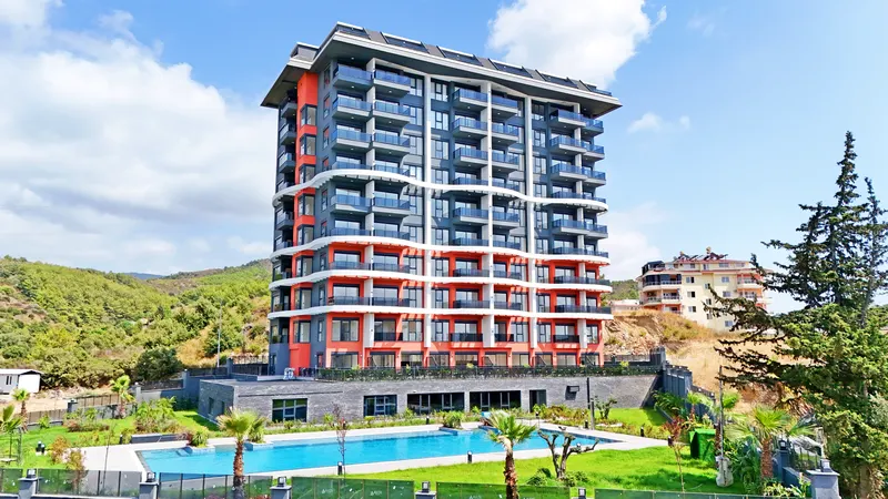 APARTMENT VITH SEA VIEW FOR SALE WITH GOOD PRICE DEMIRTASH ALANYA