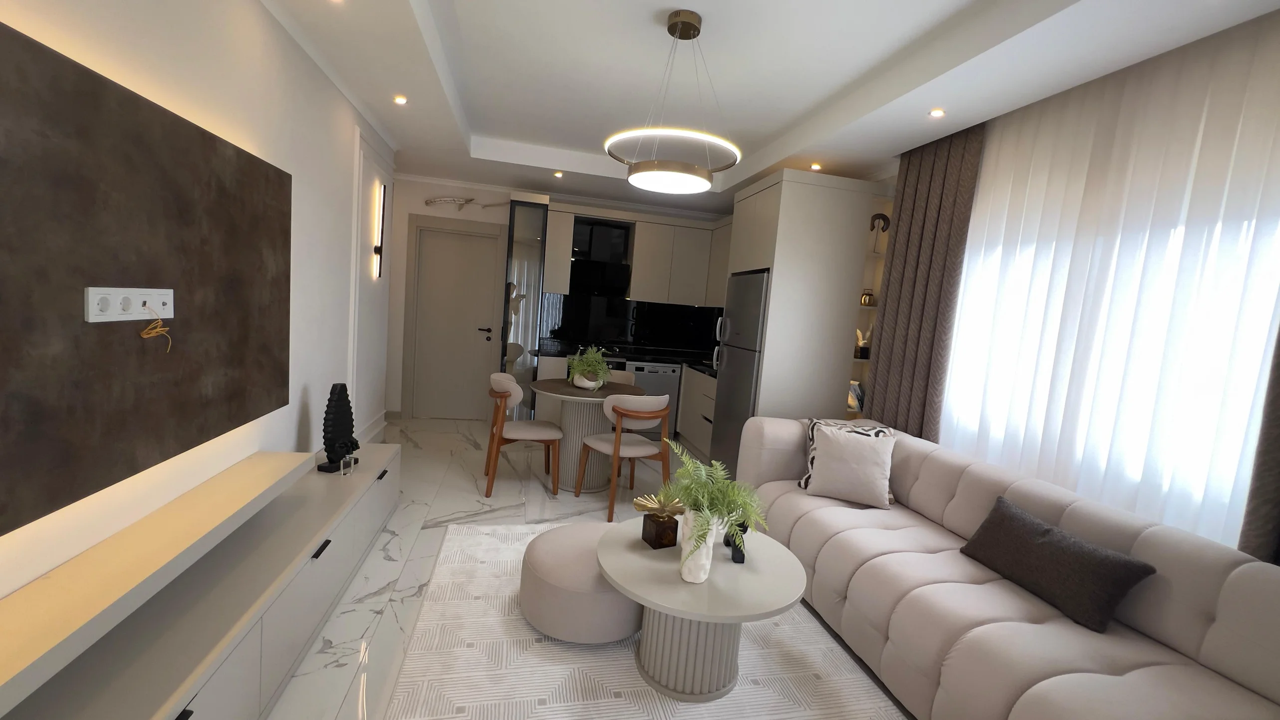 1+1 WITH DESIGNER DECORATION ALANYA MAHMUTLAR
