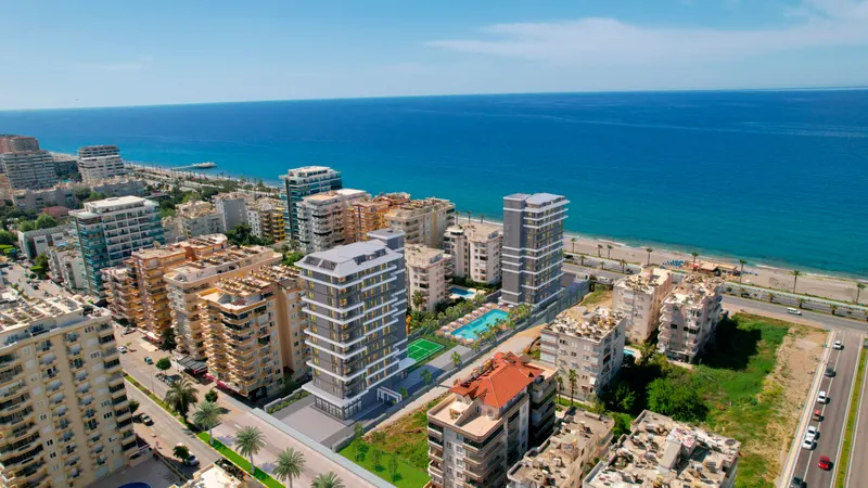 NEW PROJECT OF APARTMENT NEAR THE SEA MAHMUTLAR ALANYA