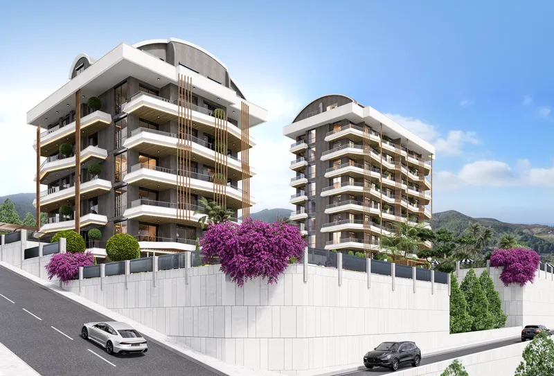 NEW APARTMENTS FOR SALE IN THE COMPLEX WITH FULL ACTIVIETES DEMİRTASH ALANYA