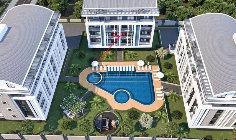 3-Bedroom Apartments in Oba Alanya | 3-Block Project
